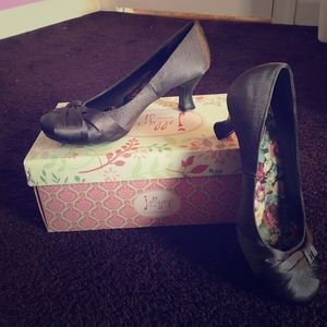 Jellypop Charcoal Grey Heels